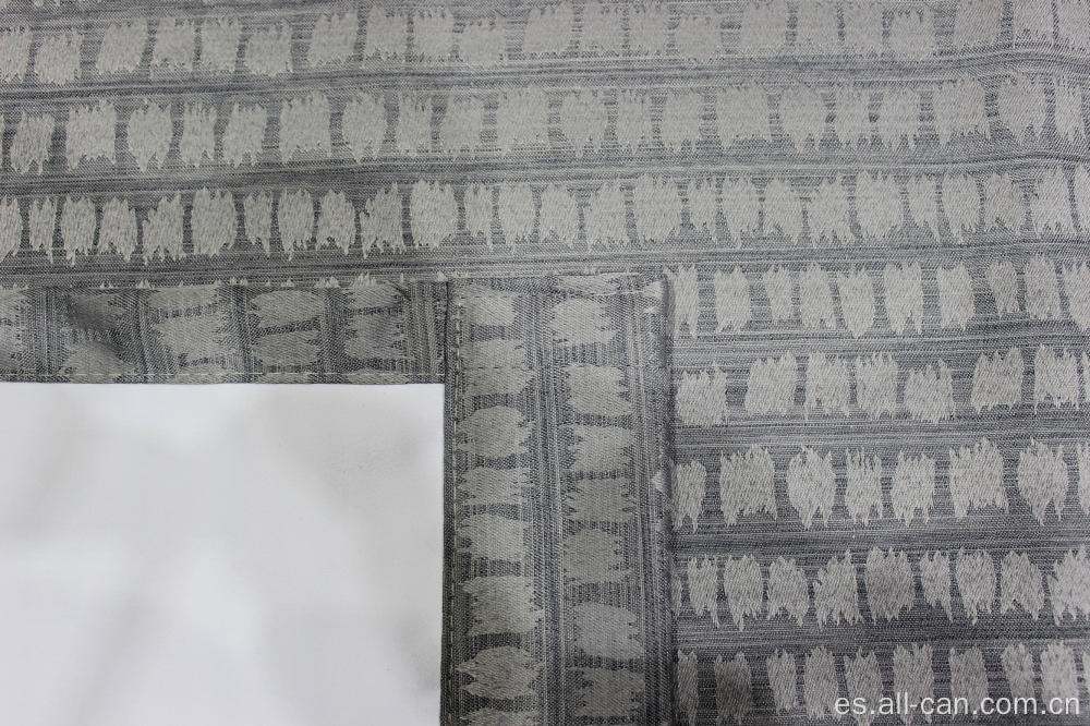 Tela de cortina de revestimiento jacquard