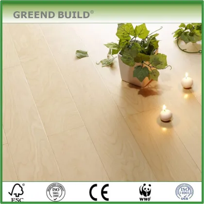 Maple strip wood floor