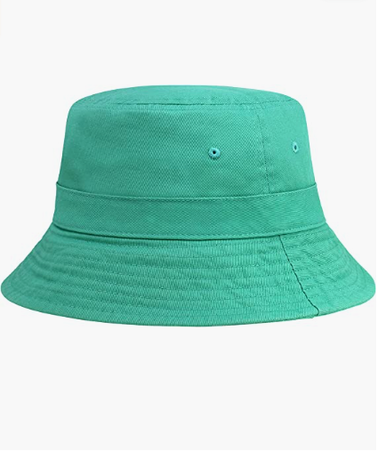 Cappello a secchio in stile cotone Unisex Beach Vaccationwear