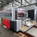 Auto carton printing slotting folding gluing machine