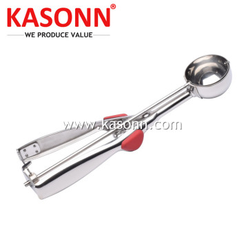 Stainless Steel Fruit Scooper with Non-slip Handles