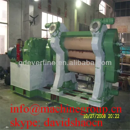 Three Roller Rubber Calender Machine