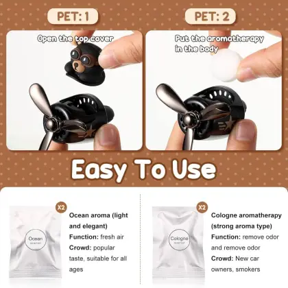 DDC car-mounted aromatherapy freshens the air inside the car