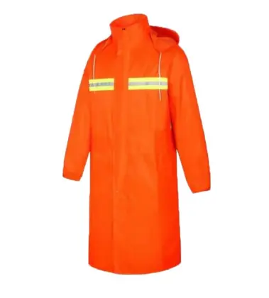 Long Sleeve Oxford orange reflective coverall