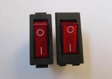 Boat Like Switch 3 Pins Rocker Switch Push Button Electric Switches With Neon Light 