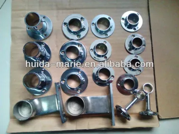 ss closet tube and zinc alloy support; clothes hanging