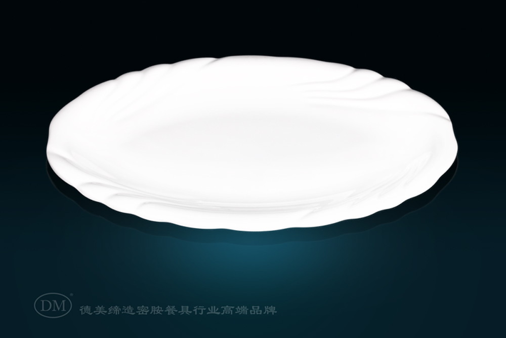 13.8 Inch Oval Plate Melamine