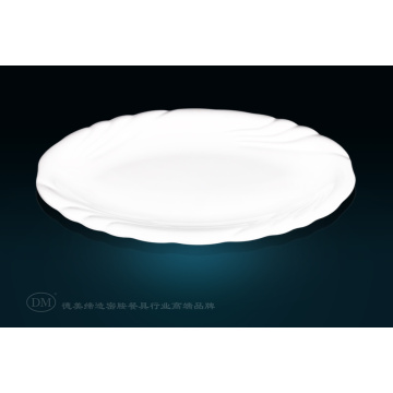 13.8 Inch Oval Plate Melamine
