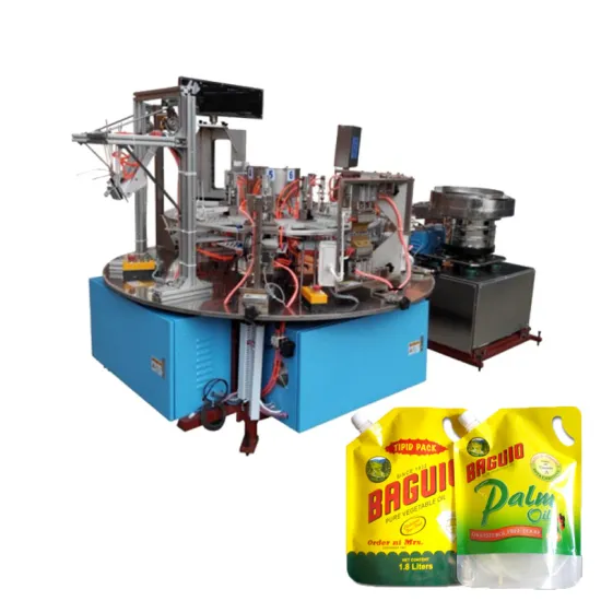 Three Side Sealing Spout Zipper Stand Up Pouch Making Machine for Mylar Ziplock Coffee Bags