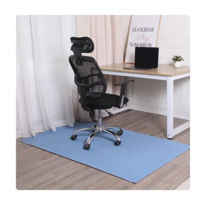 5MM Thick Anti Slip TPE Backing Chair Carpet Mat for Hardwood Floors