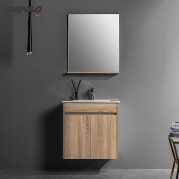 Empolo Luxury Hotel Modern Modular Bathroom Set with LED Hanging Mirror