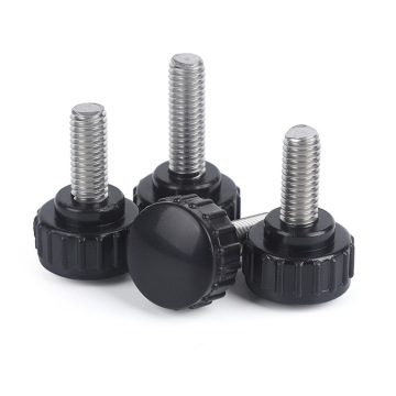 Custom Plastic Hand Screws for Furniture - Stainless Steel M6 Bolt Security Wafer Head Trim Screws