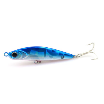 High Quality 58mm Blue Metal Jig Bait for Fishing