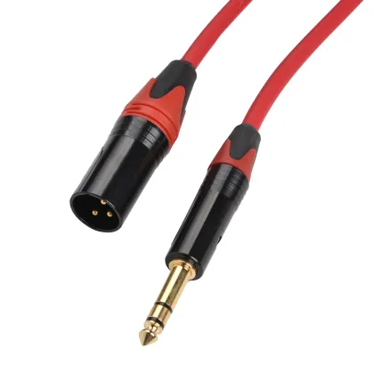 6.0mm TRS Male to XLR-TRS Audio Cable