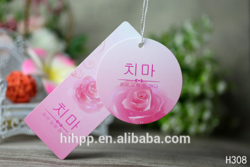 OEM Available Fancy Clothing Hang Tag
