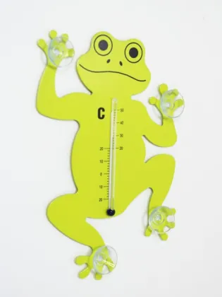 Large White Gecko Mercury Thermometer