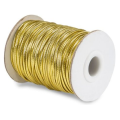 Wholesale cheap braided gold metallic elastic cord