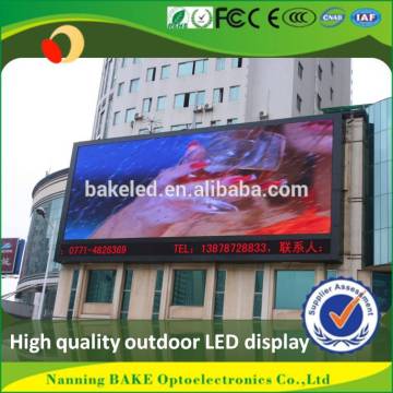 Hot product p6 p8 p10 p16 SMD 3535 China supplier full color pixel pitch 6mm outdoor led display