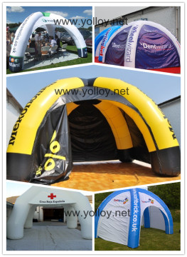 Blow up Inflatable Advertising Tents with 4 Pillars