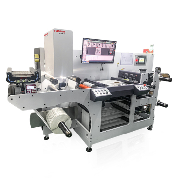 Haotian DH-FJ370-4K-LG2J2S Automatic Label Rewinding Printing Machine Data Management