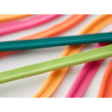 Colorful Cord Polyester Piping Tape For Garment