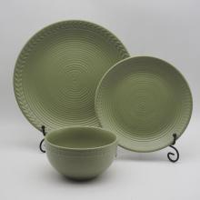 مجموعة عشاء الخزانة الخضراء ، مجموعات أدوات المائدة الحجرية ، مجموعة أدوات المائدة الملونة الأكثر شعبية