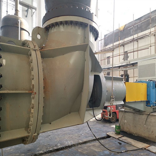 Axial flow pump for caustic soda plant