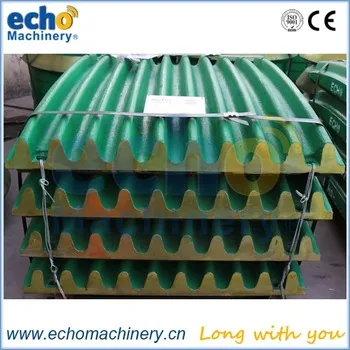 qualified Terex Finlay jaw crusher jaw die