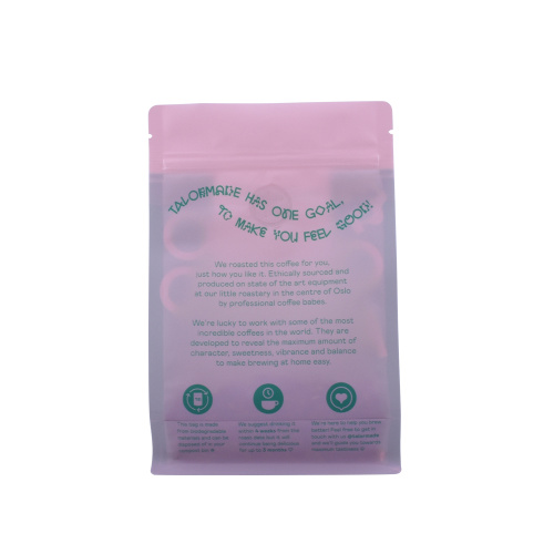 Custom Logo One Way Valve Zipper Coffee Bag