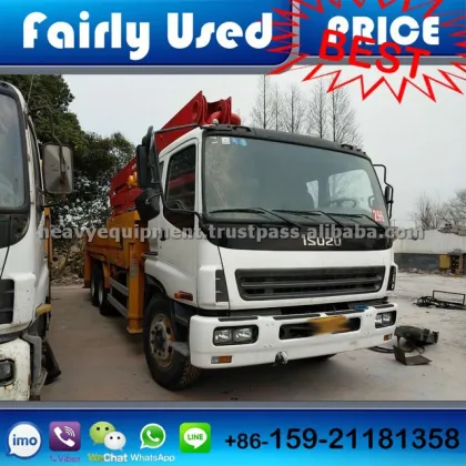 Used Putzmeister Concrete Pump Truck 37 Meters