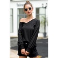 Fashionable And Sexy Black Off-The-Shoulder Clothes