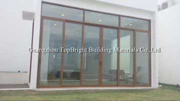 Wood Grain Aluminum Sliding Door/Sliding Glass Door
