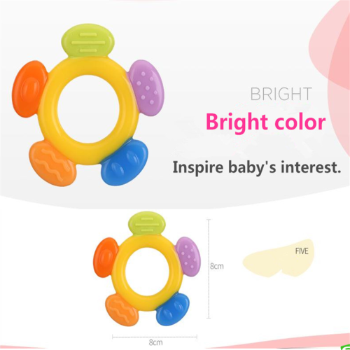 Mainan Bayi Keselamatan Gigi BPA Free Silicone Teether