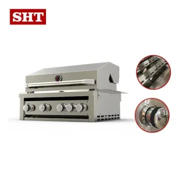 Portable Gas BBQ Grill Cabinet Island Grills for Indoor Kitchen