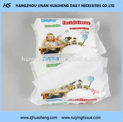 Extractable Facial Tissue Made in China with Factory Price HS17 Facial Tissue