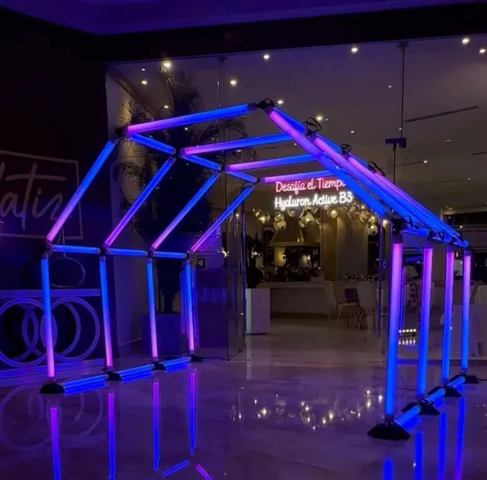 360 Degree Tube 1 Meter DC24V RGB Stage Light for Nightclub Decoration