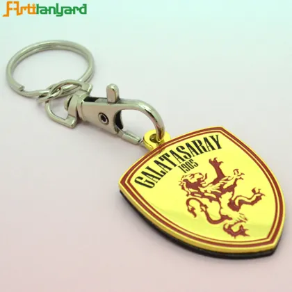 Metal Key Ring With Gold Plated