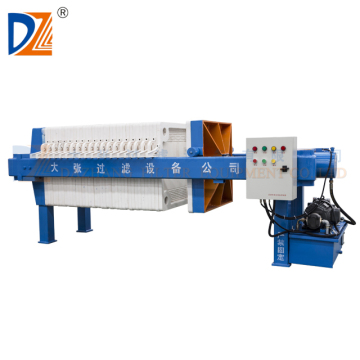 Virgin PP Plate Hydraulic Clamping Manual Opening Plate and Frame Filter Press