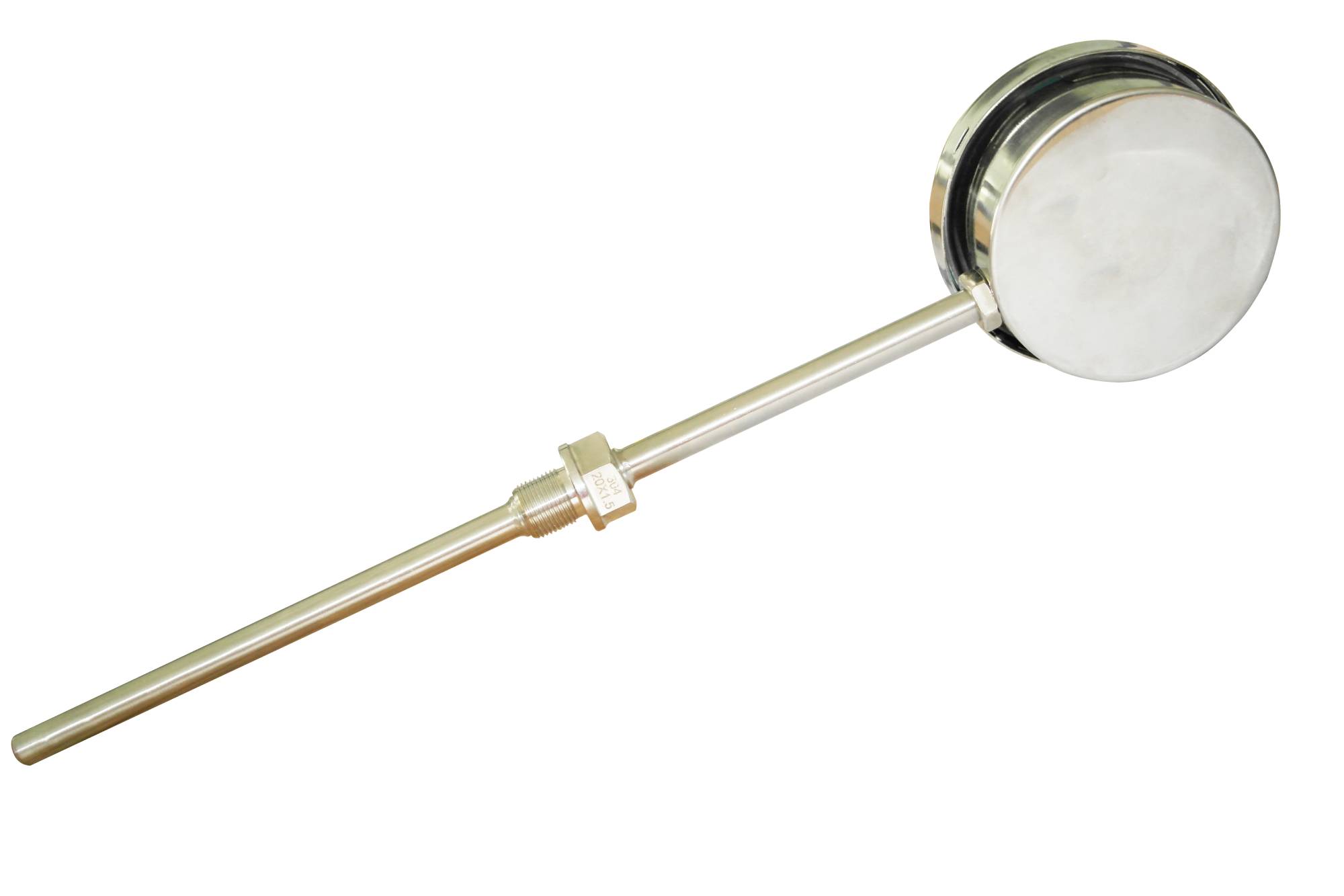 Digital bimetallic thermometer