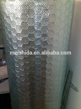 Reflective thermal insulation bubble foil