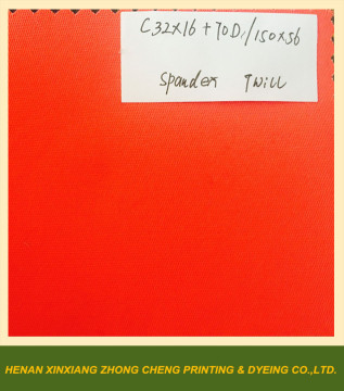 Spendex Twill 1/3 cotton fabric for Garments