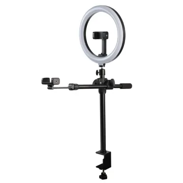 Studio LED Fill Ring Light Kit with Mobile Phone Holder for Live Broadcast & Vlogging