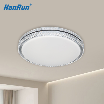 Modern Smart LED Ceiling Light - Dimmable Round Lamp for Bedroom and Living Room