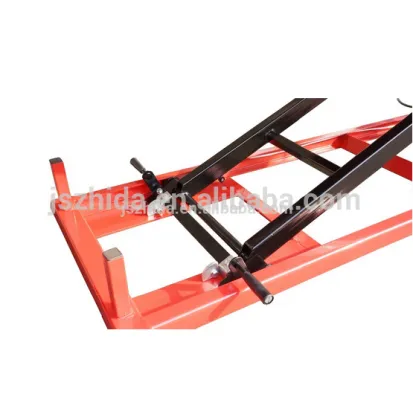 Electrical motorcycle lift with Same level as ground