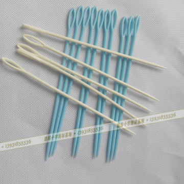 5cm, 7.2cm plastic needles colorful children needles with economical price