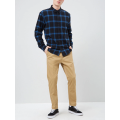 Herren Langarm Flanellhemd Winter