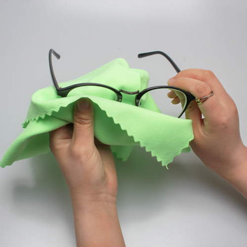 Double sided Glasses Microfiber Cleaning Cloth