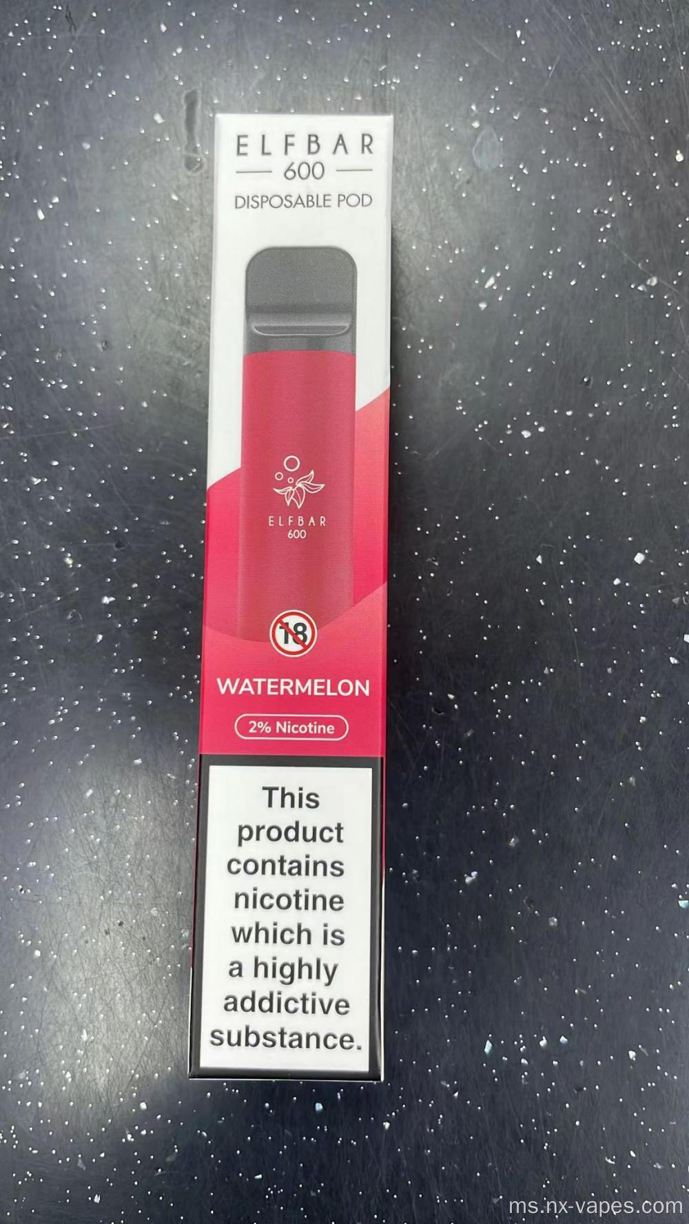 Elf Bar 600 boleh guna 20mg