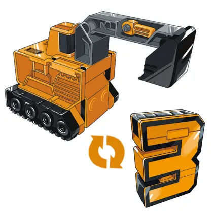 Action Figure Learning Number Robots: Educational Toys for Kids