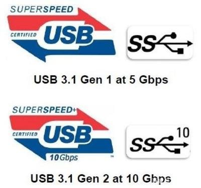 USB3.1 with USB3.0 Distinction